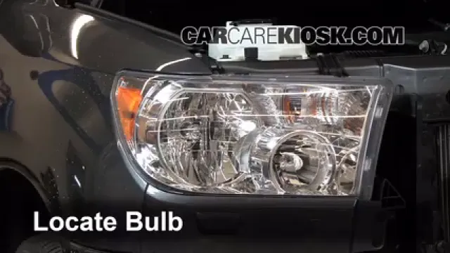 2012 Toyota Sequoia SR5 4.6L V8 Luces Luz de giro delantera (reemplazar foco)